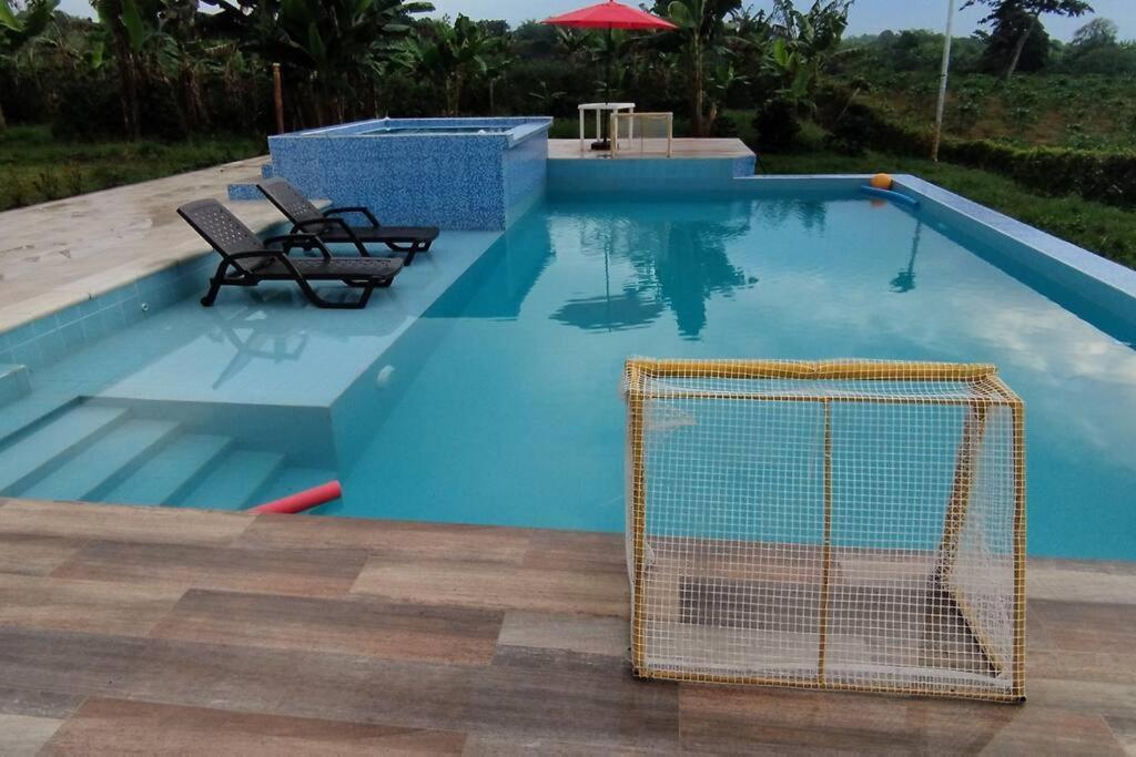 Finca En El Quindio Arrullo Cafetero 킴바야 외부 사진